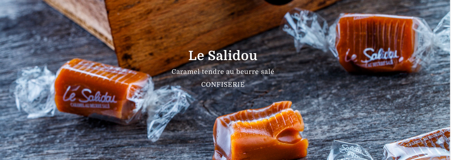 La Maison - Karamellbonbons mit gesalzener Butter in Holzschachtel