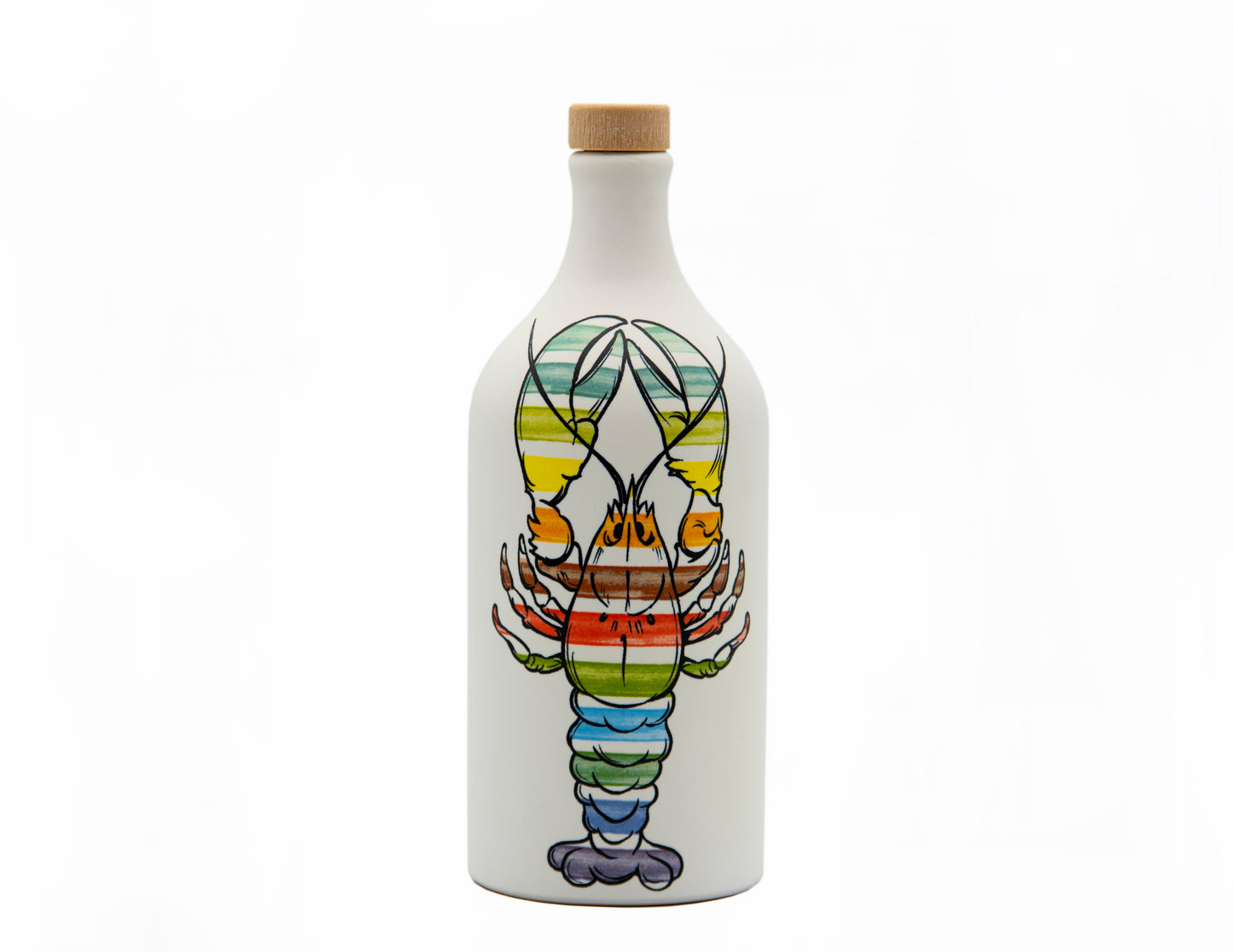 Frantoio Muraglia, Hummer Pop Art Keramikgefäß mit Nativem Olivenöl Extra 500ml, intensiv fruchtige Essenz