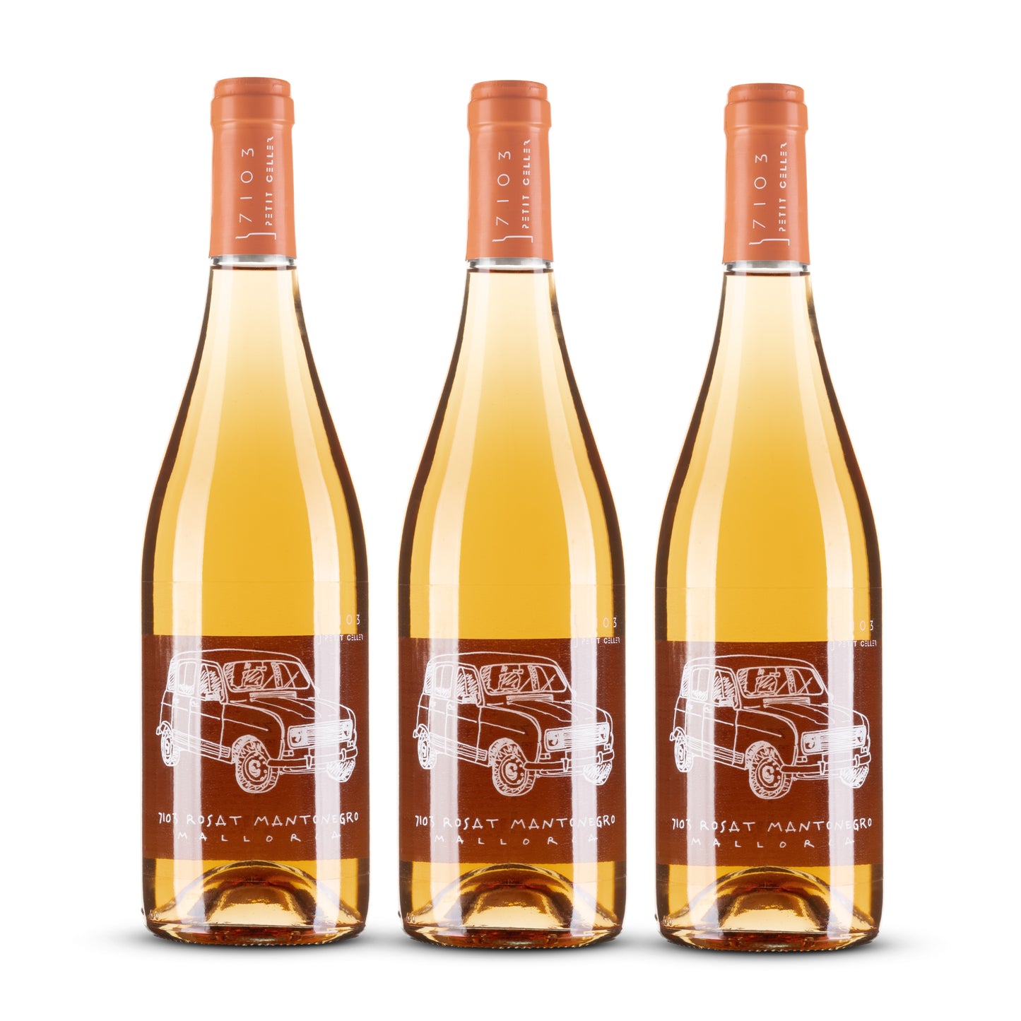 Mallorquinischer Roséwein - 7103 Rosat von Petit Celler (3er Bundle)