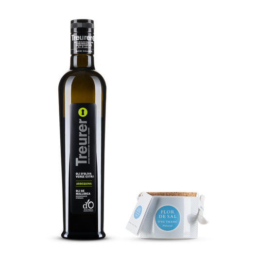 Dein perfektes Gourmet-Bundle - Treurer Olivenöl & Flor de Sal d´Es Trenc Meersalz