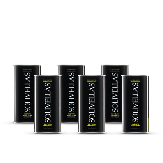 Solivellas Olivenöl - Virgen Extra - Oli de Mallorca D.O. 500ml (6er Bundle)